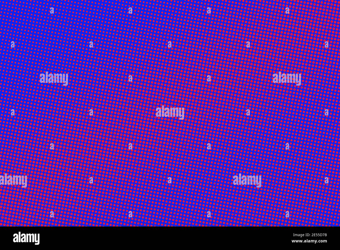 Blue and pink dotted halftone vector background. Subtle halftone digital texture. Faded dotted gradient. Comic effect overlay. Retro dot pattern on tr Stock Vector