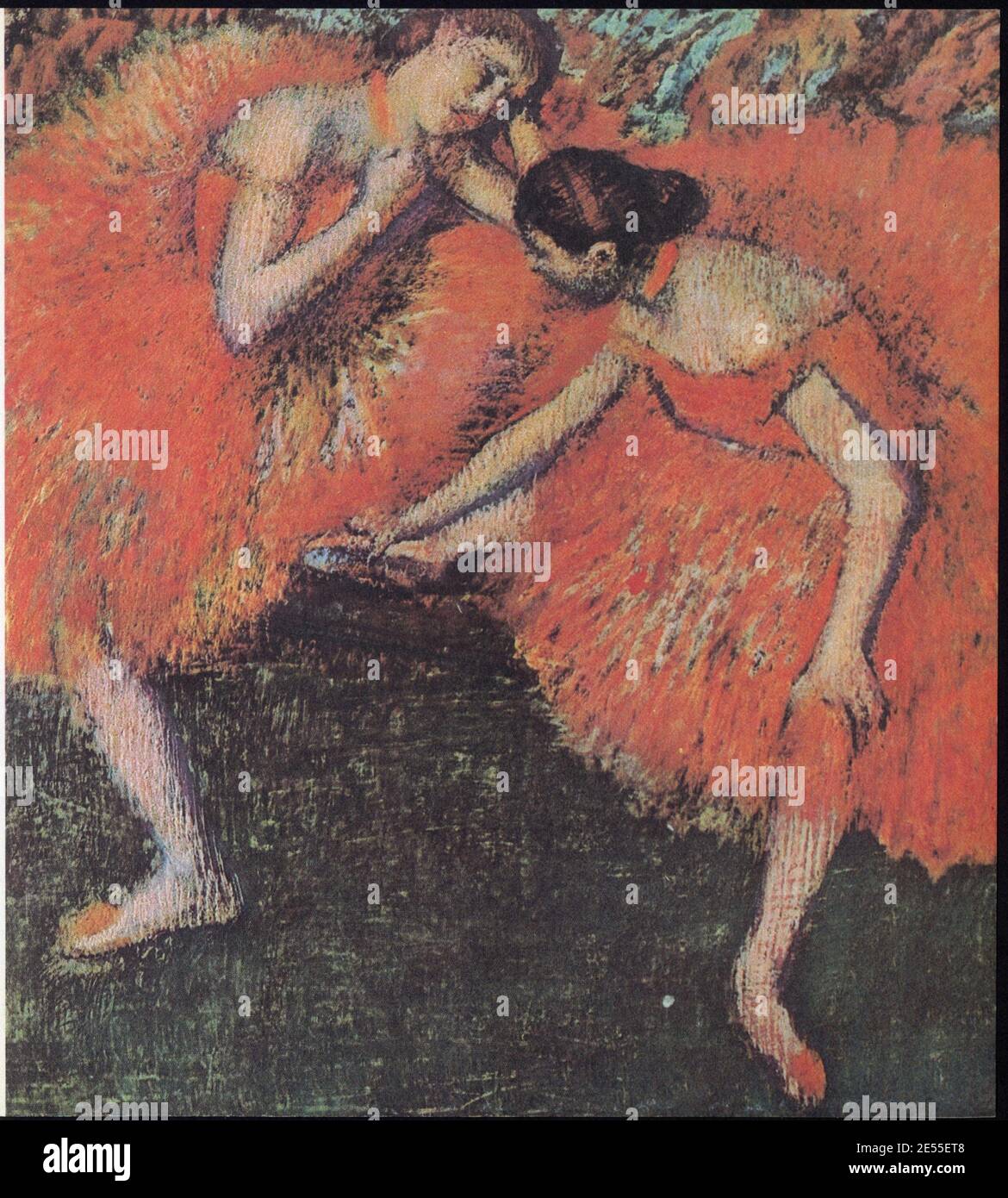 Edgar Degas. 1834-1917. Danseuses. Pastel. 1895 Stock Photo