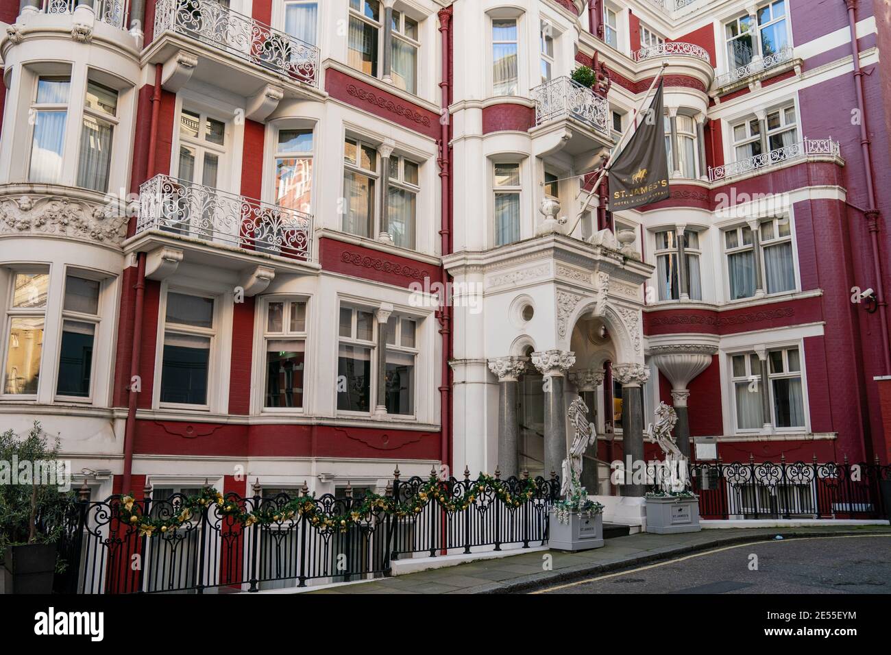 St. James Hotel & Club in Mayfair, London, UK Stock Photo