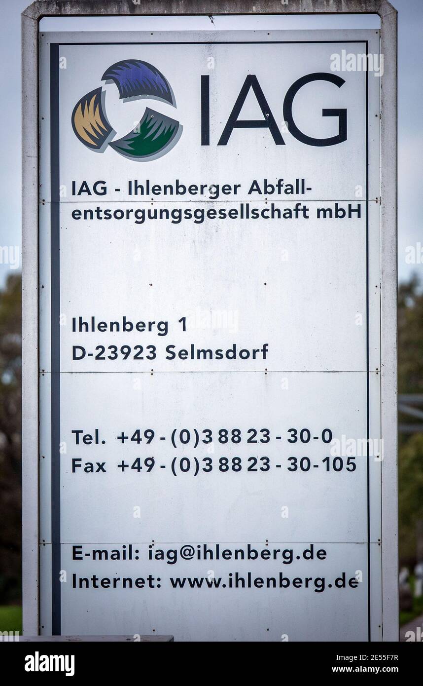 Selmsdorf, Germany. 02nd Nov, 2020. The entrance area of IAG Ihlenberger Abfallgesellschaft