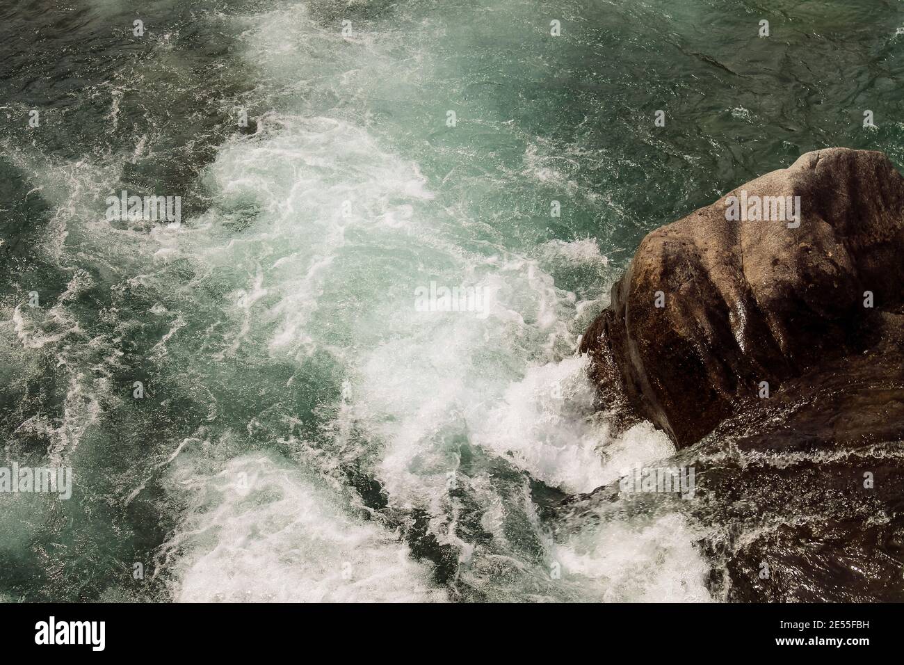 Beautiful high angle view of the rocks and the water in Malam Jabba and ...