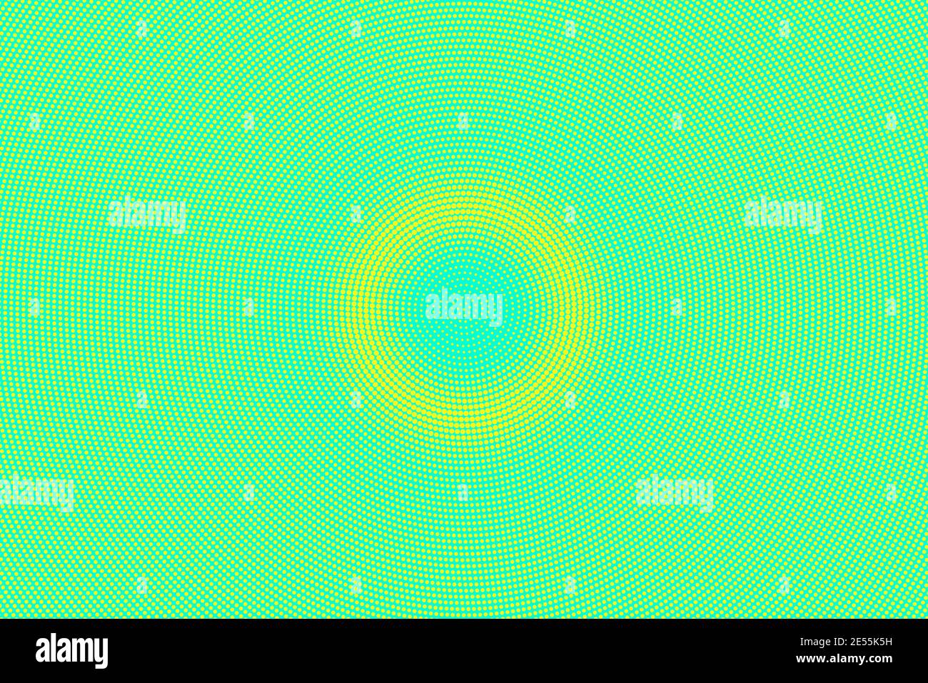 Green and yellow dotted halftone vector background. Subtle halftone digital texture. Faded dotted gradient. Comic effect overlay. Retro dot pattern on Stock Vector