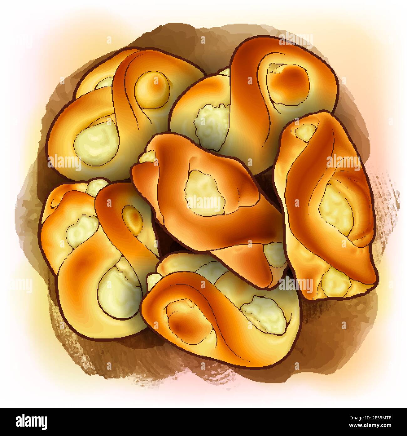 Colorful buns Cut Out Stock Images & Pictures Alamy