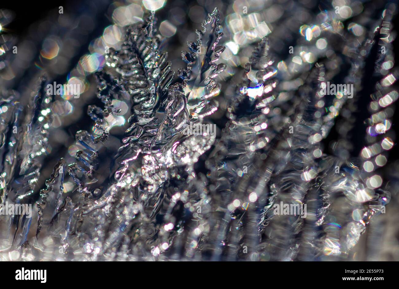melting ice crystals Stock Photo Alamy