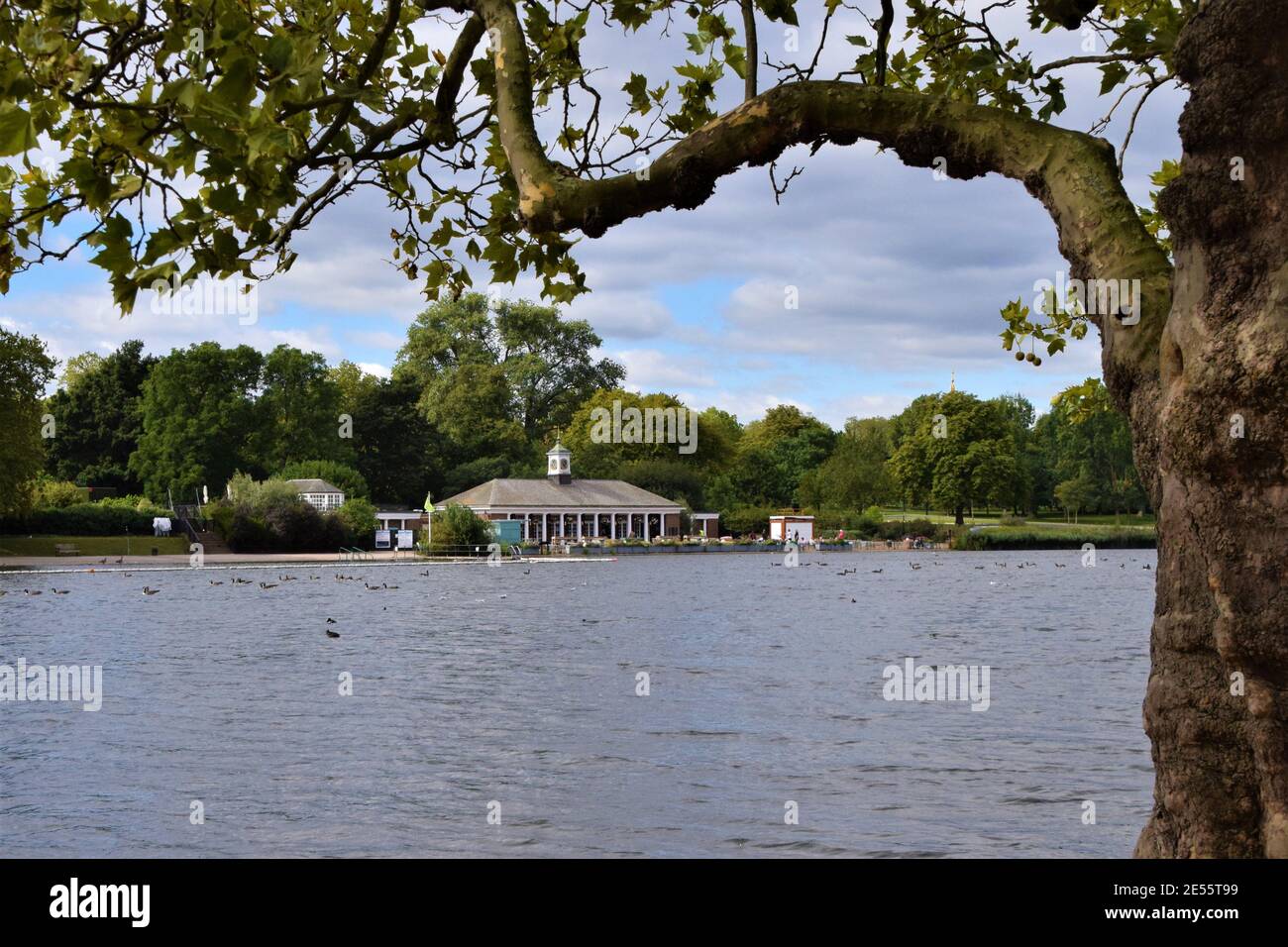The Serpentine lake, Hyde Park, London Stock Photo