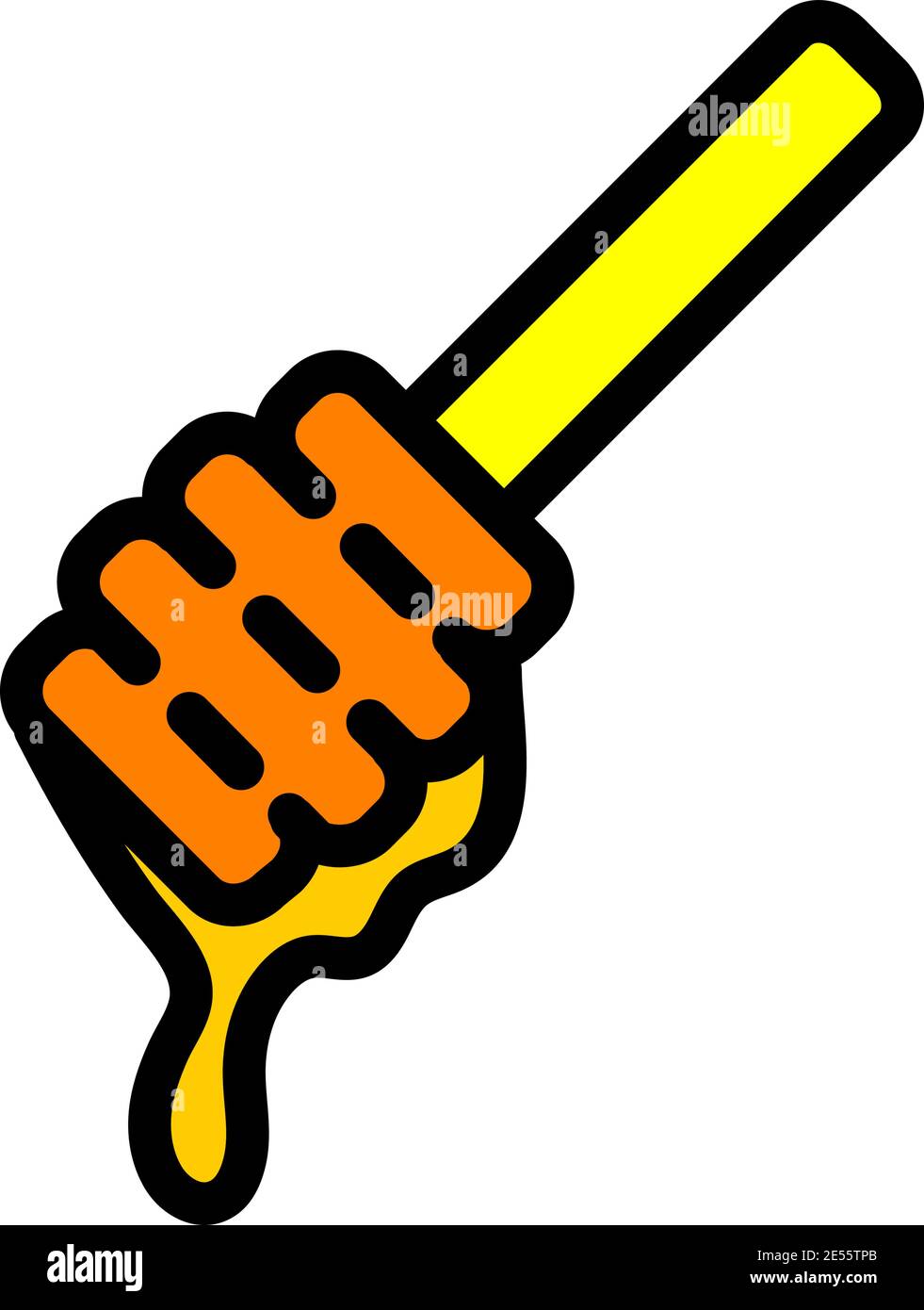 honey simple dripper icon logo Stock Vector