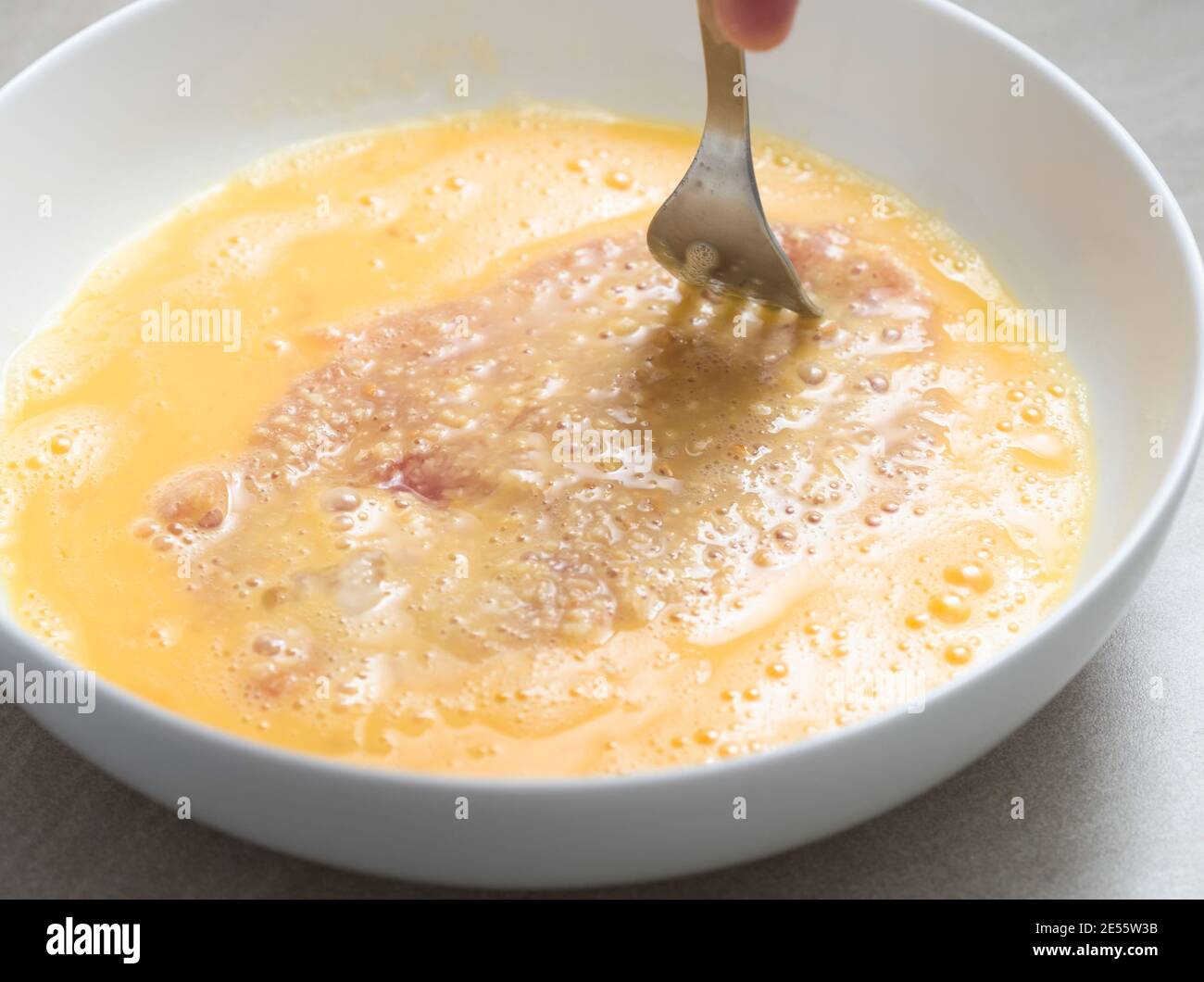 Pork schnitzel and egg hires stock photography and images Alamy