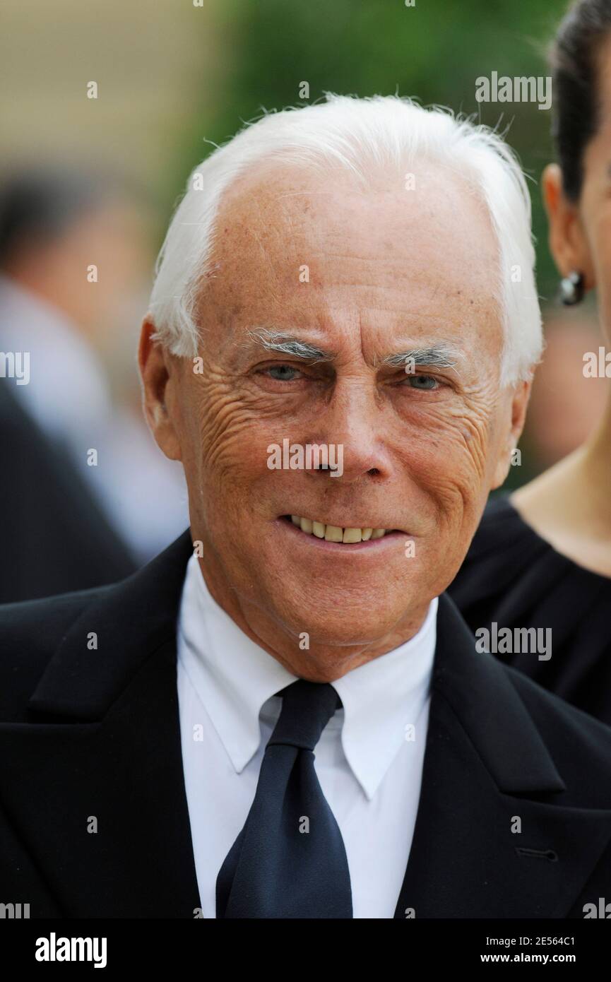 Fashion designer giorgio armani poses hi-res stock photography and images -  Alamy