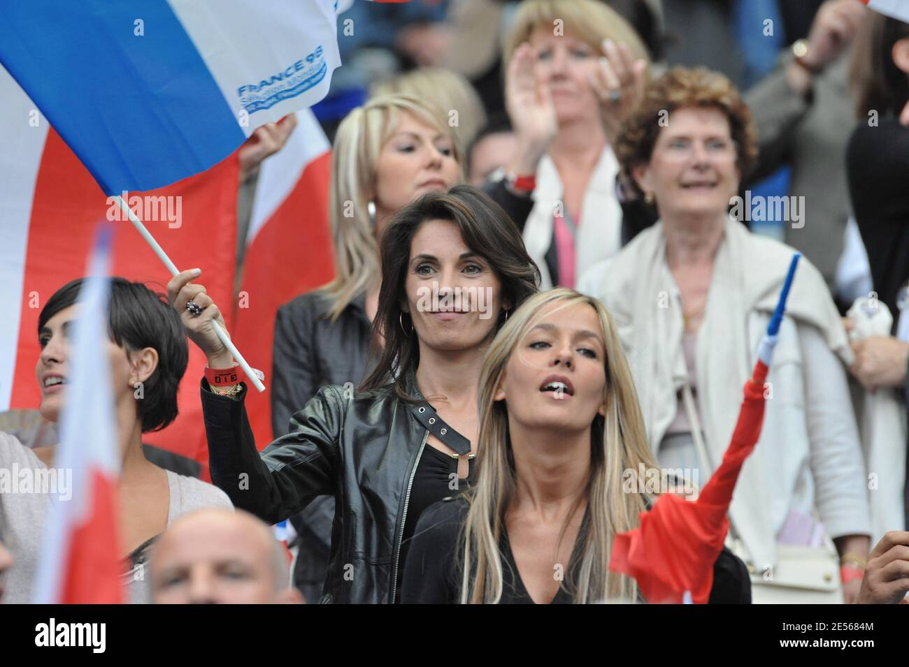 Veronique Zidane attends an exhibition soccer match in Saint Denis, France on July 12, 2008. Photo by Orban-Taamallah/ABACAPRESS.COM Stock Photo