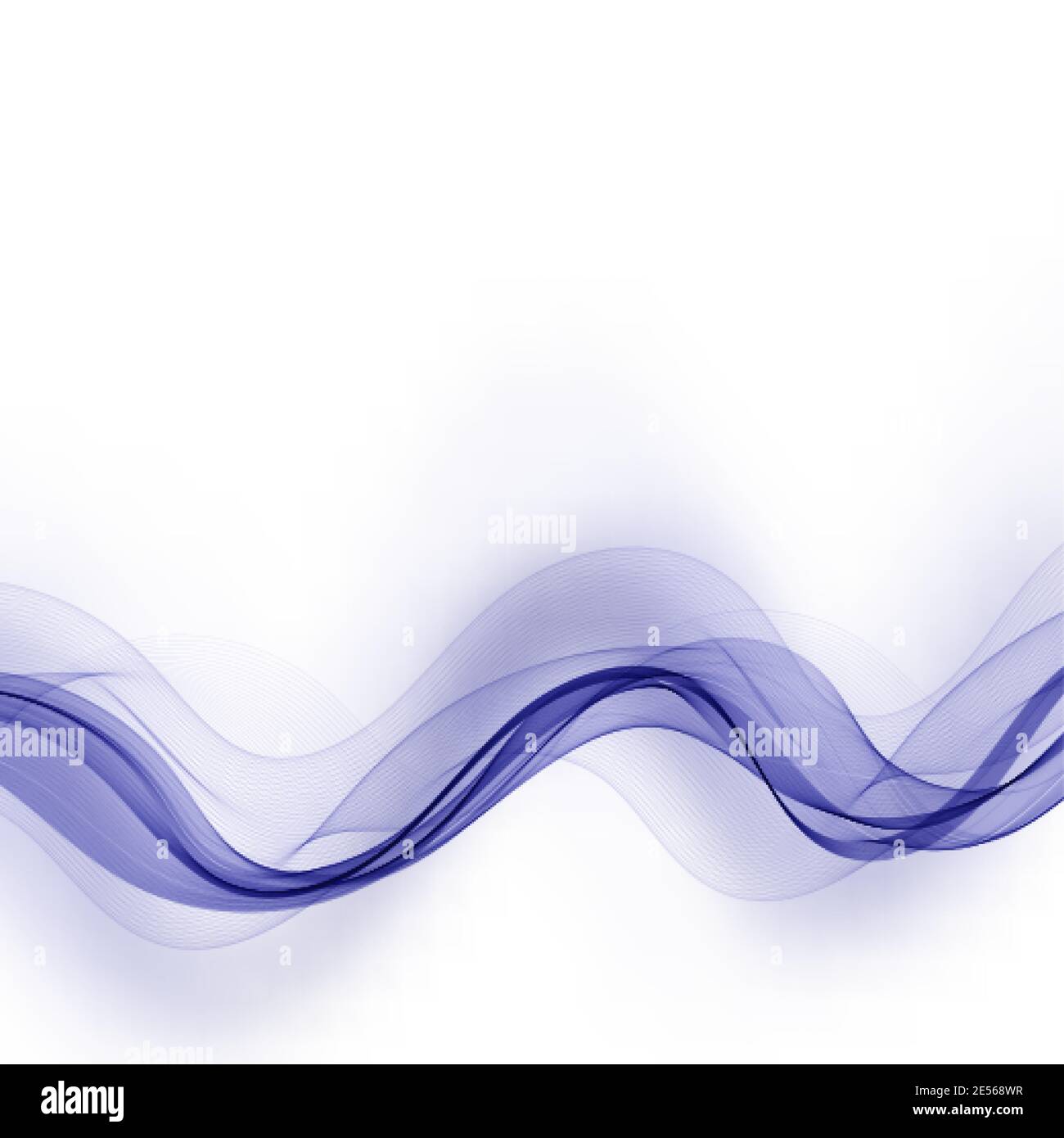 Blue wave with shadow. Abstract vector background. eps 10 Stock Vector ...