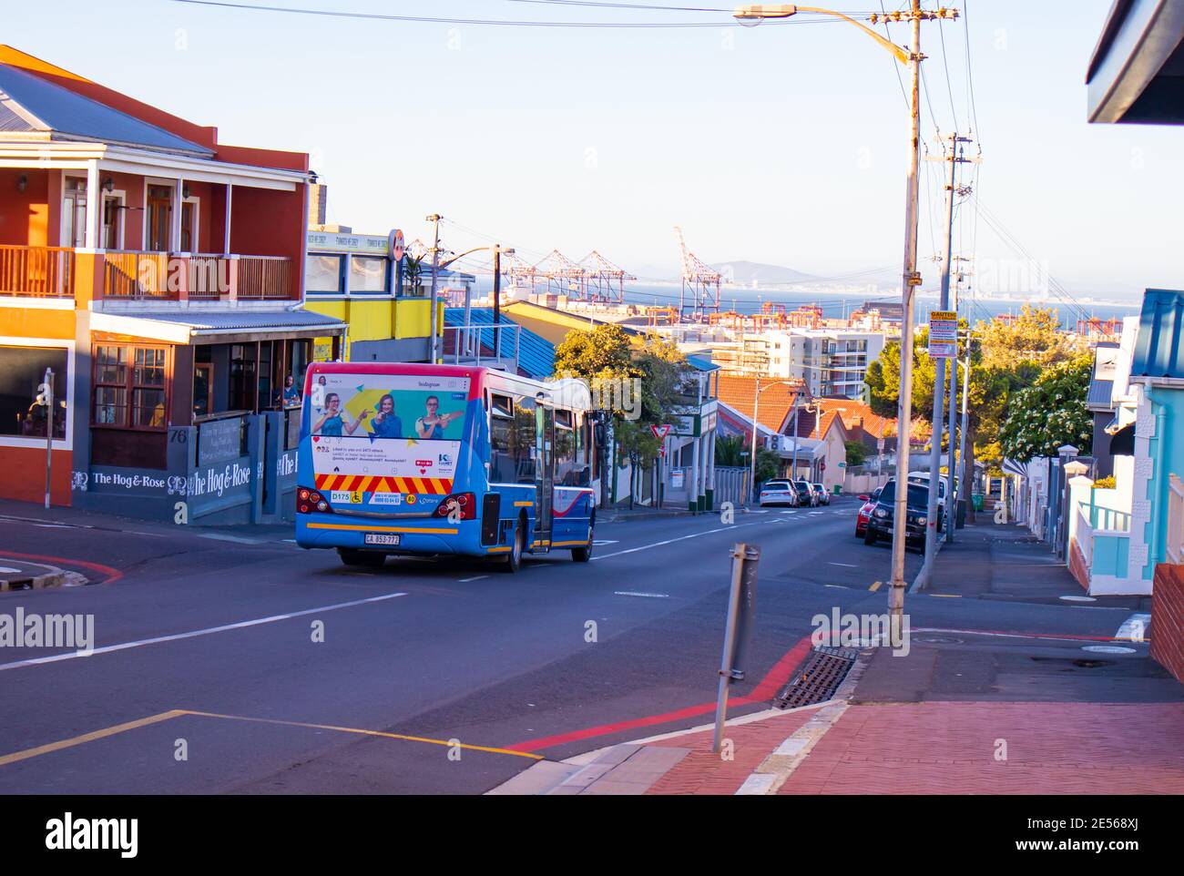 Nelson Mandela Boulevard- Cape Town, South Africa - 25-01-2021 Woodstock  near Nelson Mandela Boulevard on a quiet and warm afternoon Stock Photo -  Alamy