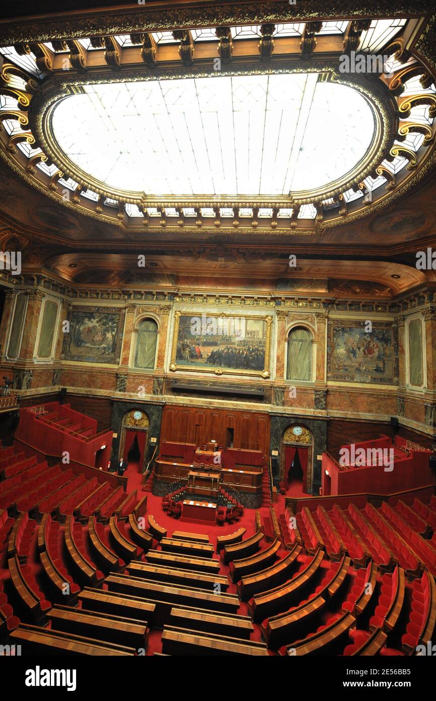 Special congress of both houses of Parliament at the Versailles Palace,  outside Paris, France on July 21, 2008 to vote on French President Nicolas  Sarkozy's plans to rewrite the constitution. French lawmakers