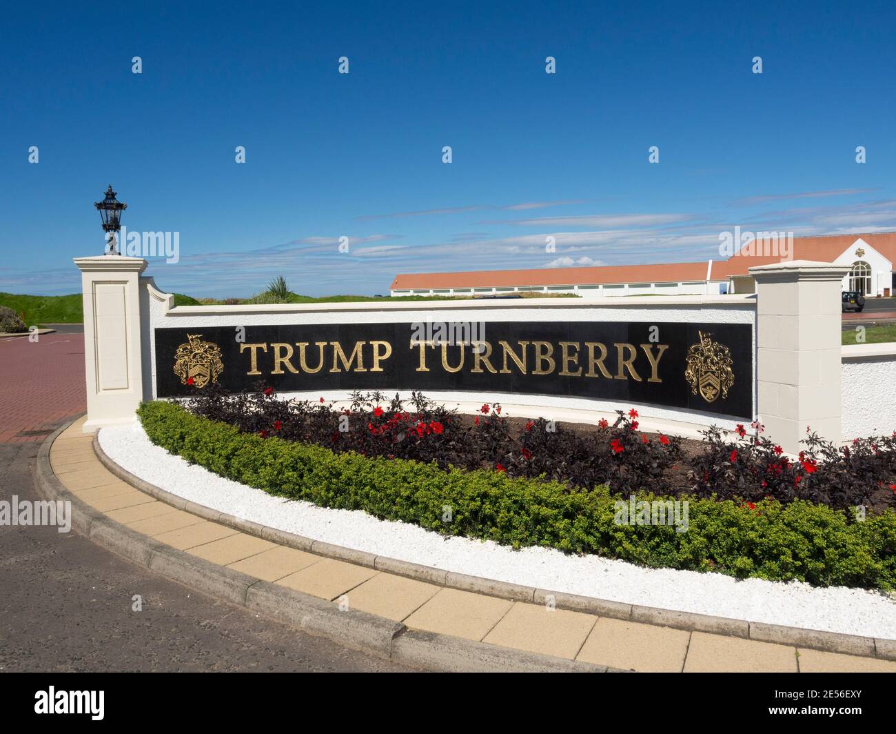 The Trump Turnberry Golf Course in Ayrshire in Scotland. Stock Photo