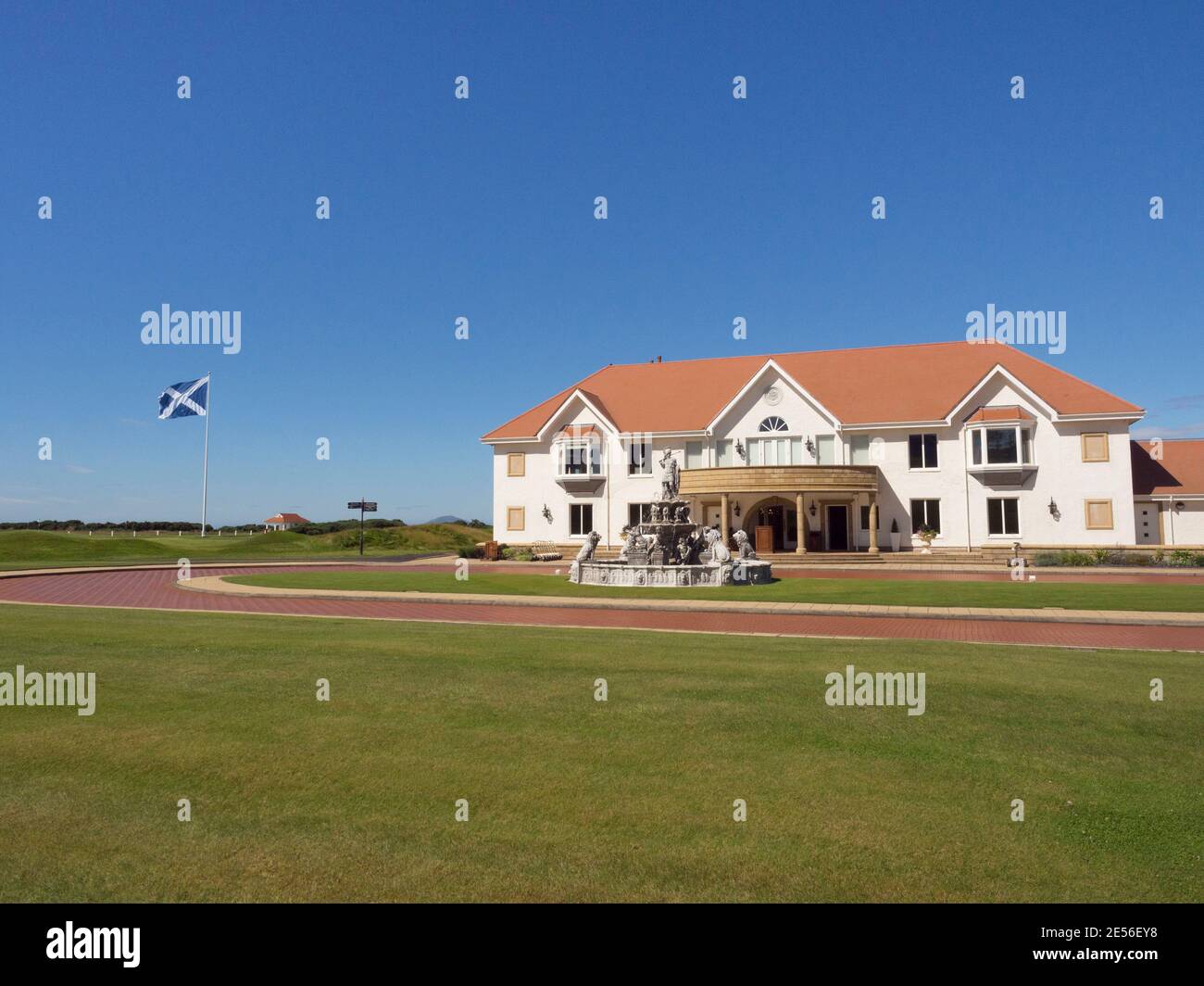 The Trump Turnberry Golf Course in Ayrshire in Scotland. Stock Photo