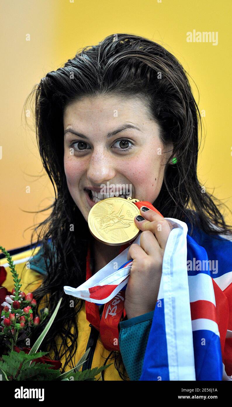 Australia's Stephanie Rice wins the gold in the women's 400m individual ...