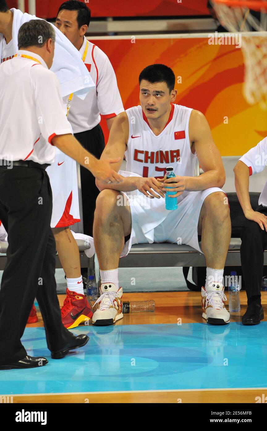 China's Yao Ming During Their Group B Men's Basket Ball Game Day 4 Of ...