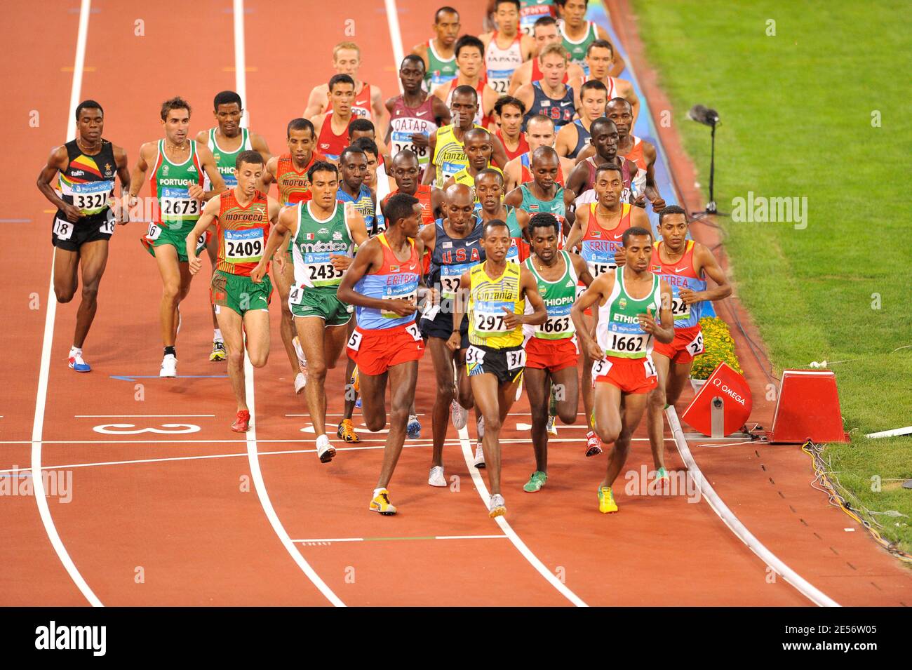 Ethiopia's Kenenisa Bekele is the Olympic champion at the Beijing 2008 Olympic Games Day 9 in Beijing, China on August 17, 2008. Photo by Willis Parker/Cameleon/ABACAPRESS.COM Stock Photo