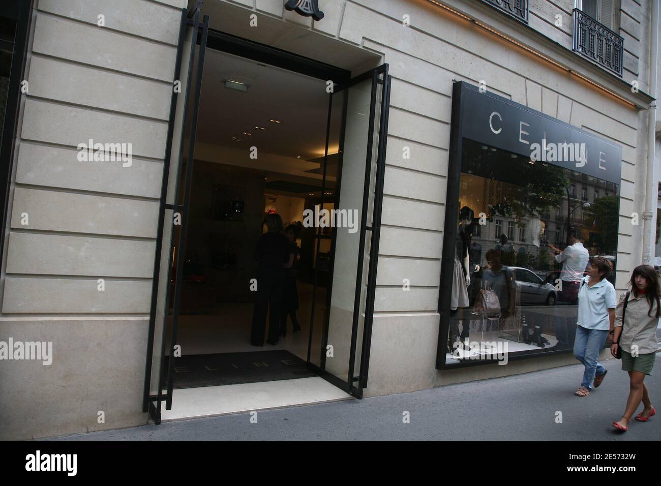 Celine fashion luxury store in avenue Montaigne in Paris, France