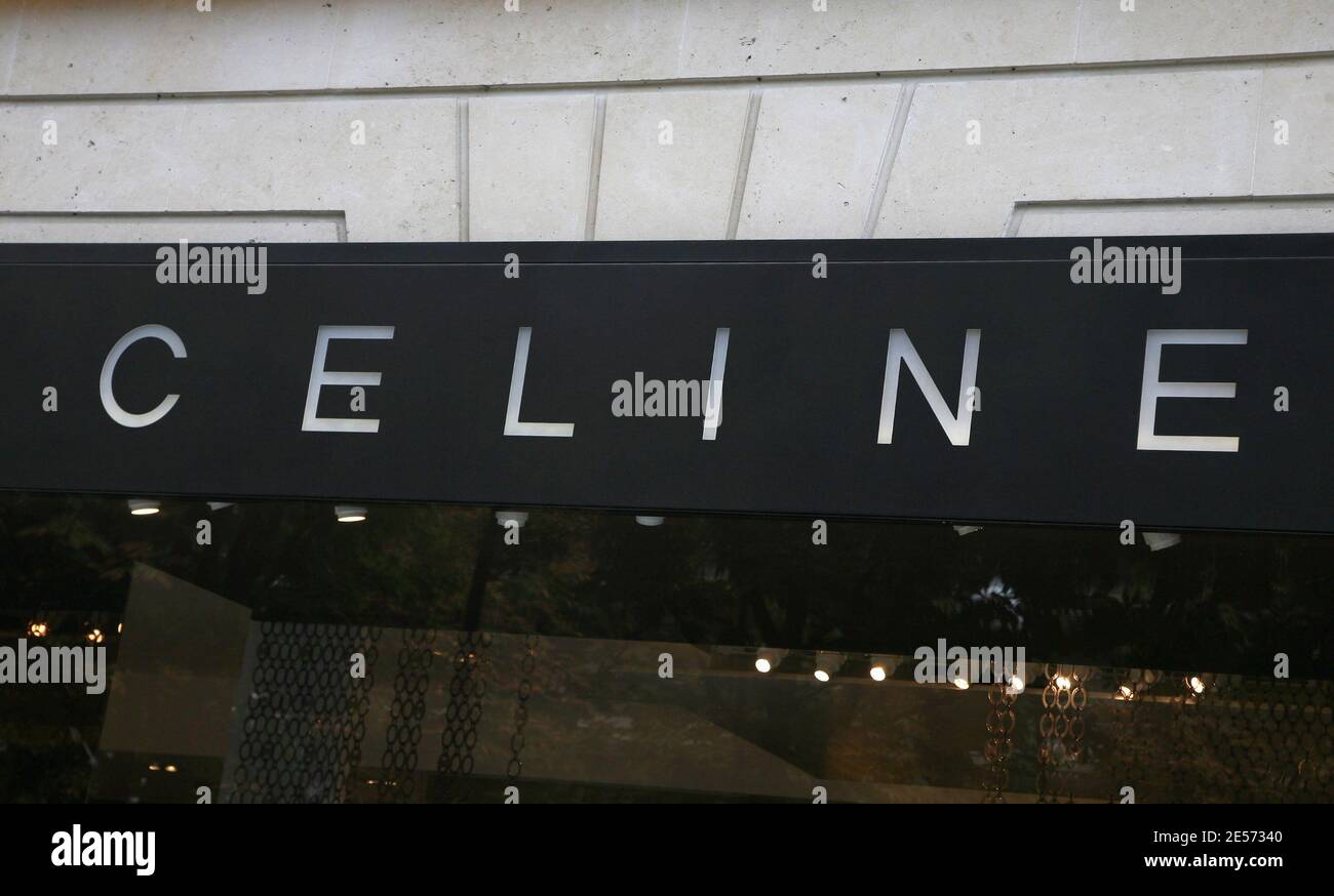 Celine fashion luxury store in avenue Montaigne in Paris, France. – Stock  Editorial Photo © AndreaA. #271499916