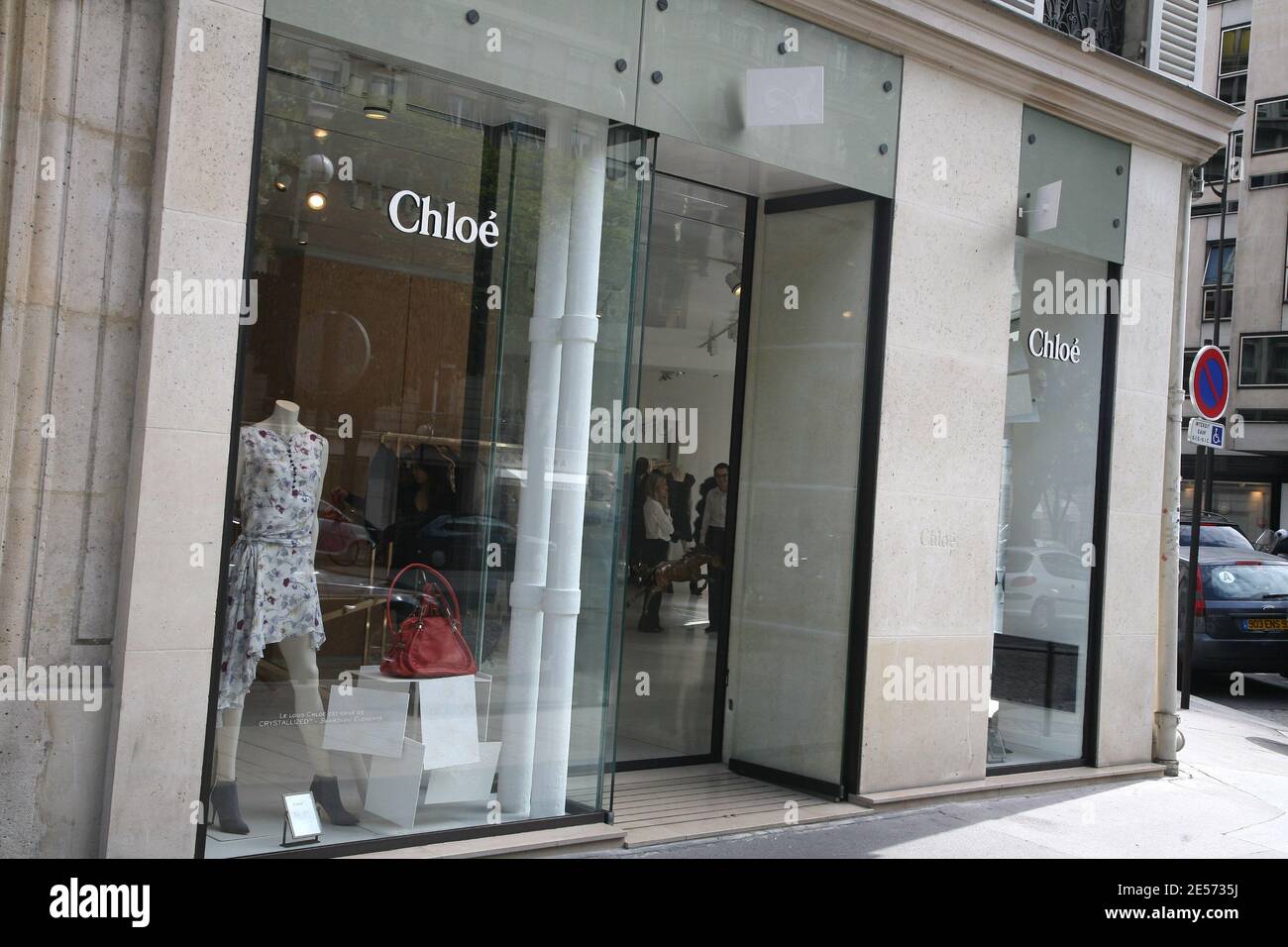 Chloe Boutique on Avenue Montaigne in Paris, France on August 20