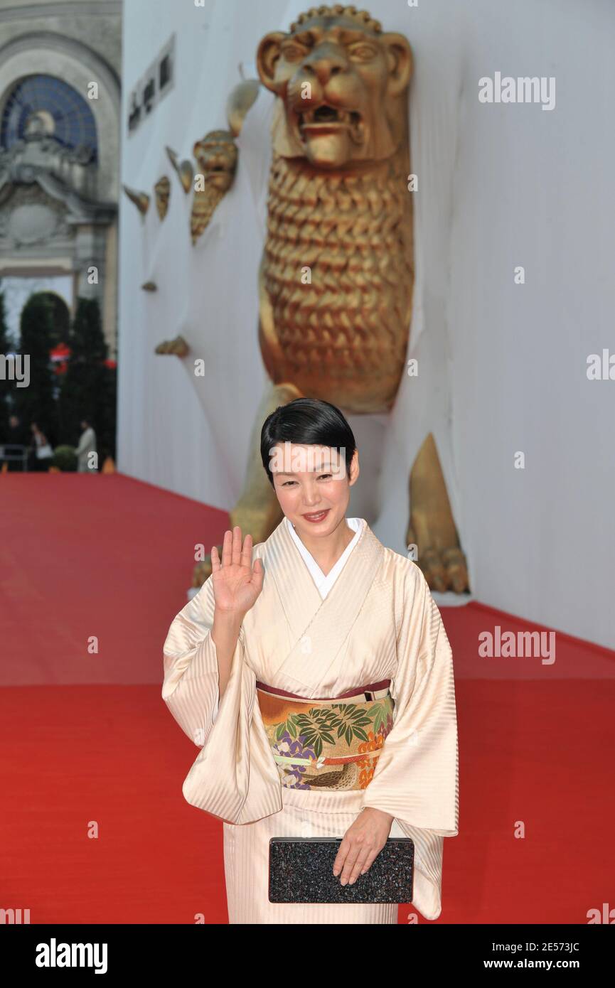 Actress Kanako Higuchi arrives at the 'Achilles and the Tortoise' screening during the 65th Mostra Venice Film Festival at Sala Grande in Venice, Italy on August 28, 2008. Photo by Thierry Orban/ABACAPRESS.COM Stock Photo