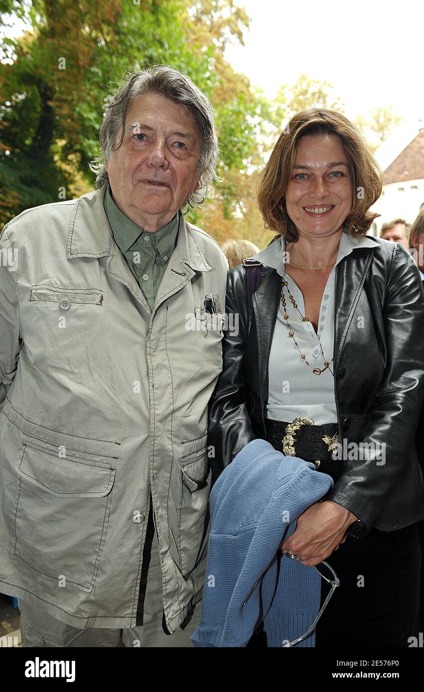 Jean-Pierre Mocky and his wife at the 13th 'Foret Des Livres' in  Chanceaux-Pres-Loches, France on August 31, 2008. Photo by Giancarlo  Gorassini/ABACAPRESS.COM Stock Photo - Alamy