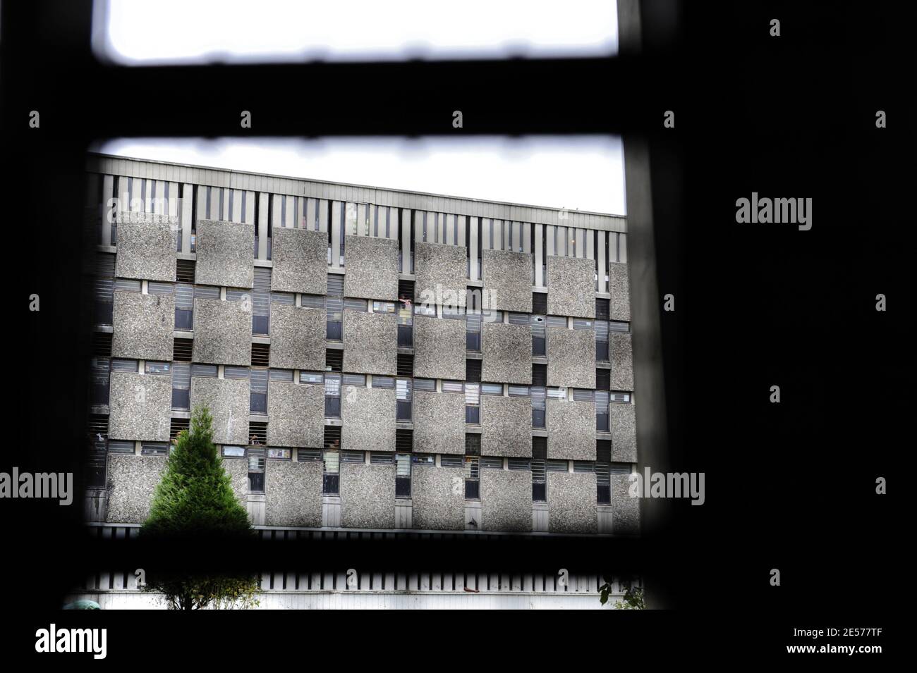 View of FleuryMerogis prison, in SainteGenevievedesBois (south of
