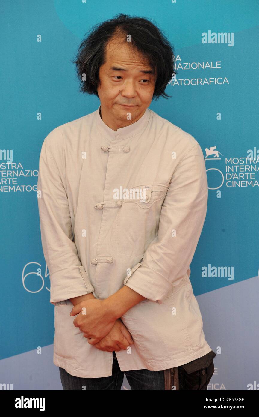 Japan's director Mamoru Oshii attends the 'The Sky Crawlers