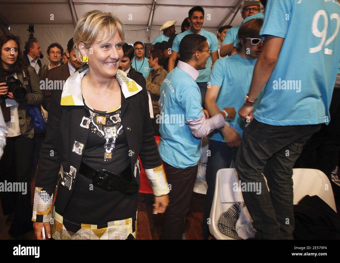 Nadine Morano attending the day one of the UMP Summer University nicknamed 'Campus' in Royan, France, on September 5, 2008. Photo by Patrick Bernard/ABACAPRESS.COM Stock Photo