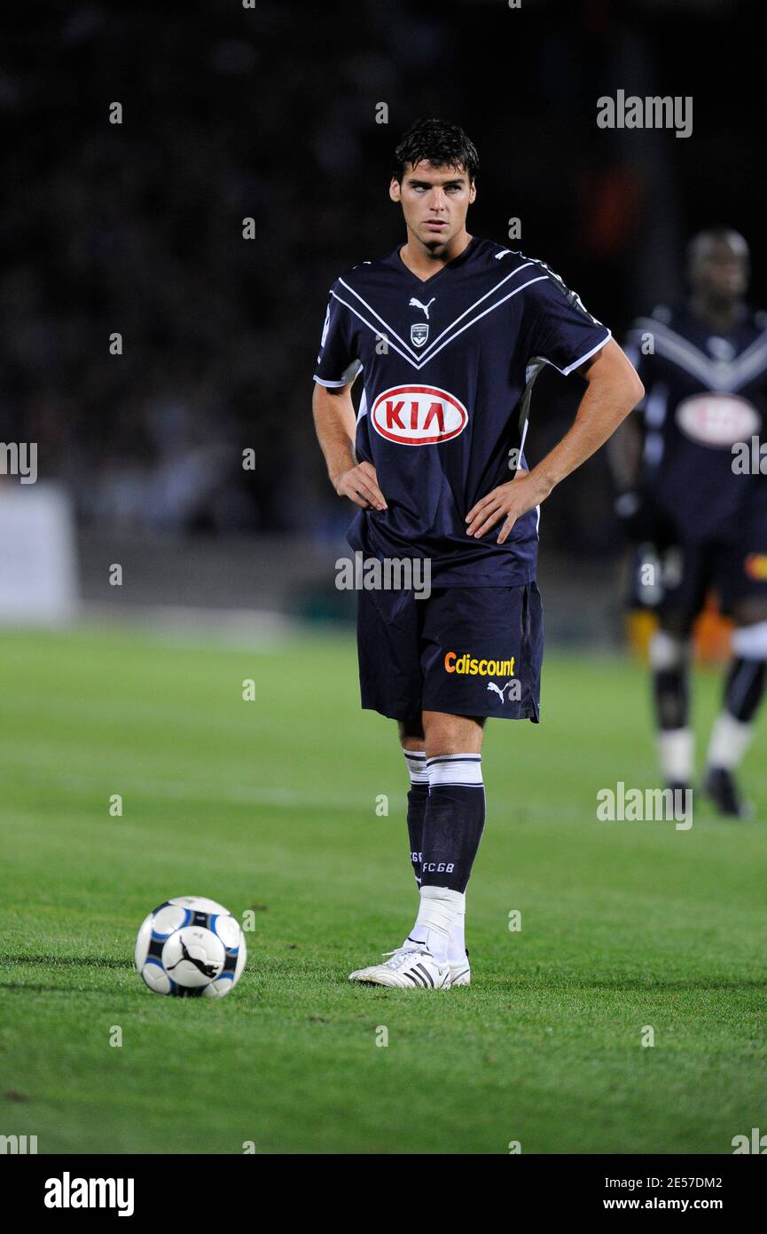 Bordeaux' Yoann Gourcuff during the First French soccer league, FC  Girondins Bordeaux vs Olympique Marseille at the Chaban-Delmas stadium in  Bordeaux, France on September 13, 2008. The match ended in a 1-1