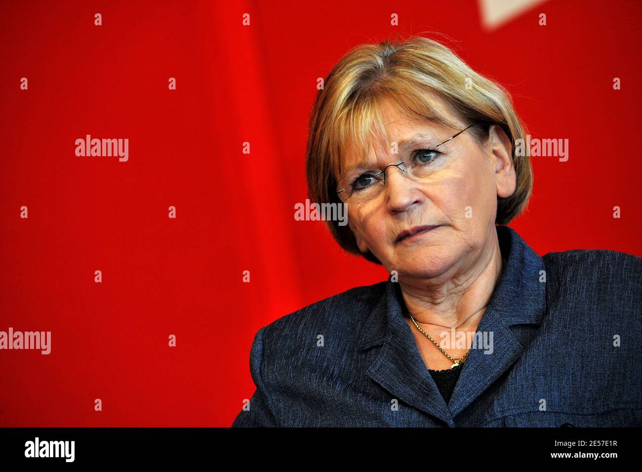 Marie Buffet French Communist party first secretary Marie-George Buffet at the ...