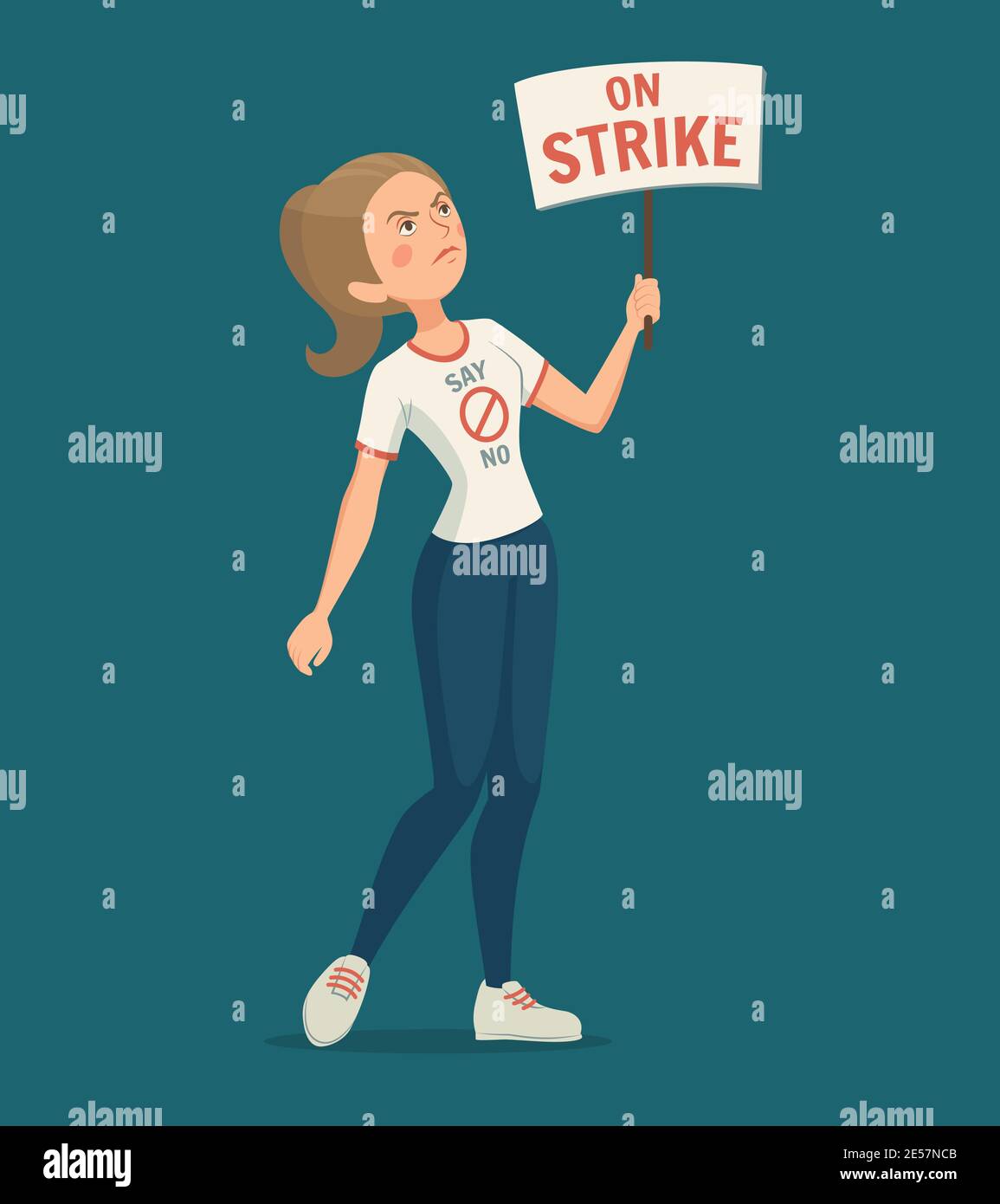 Anti government strike Stock Vector Images Alamy