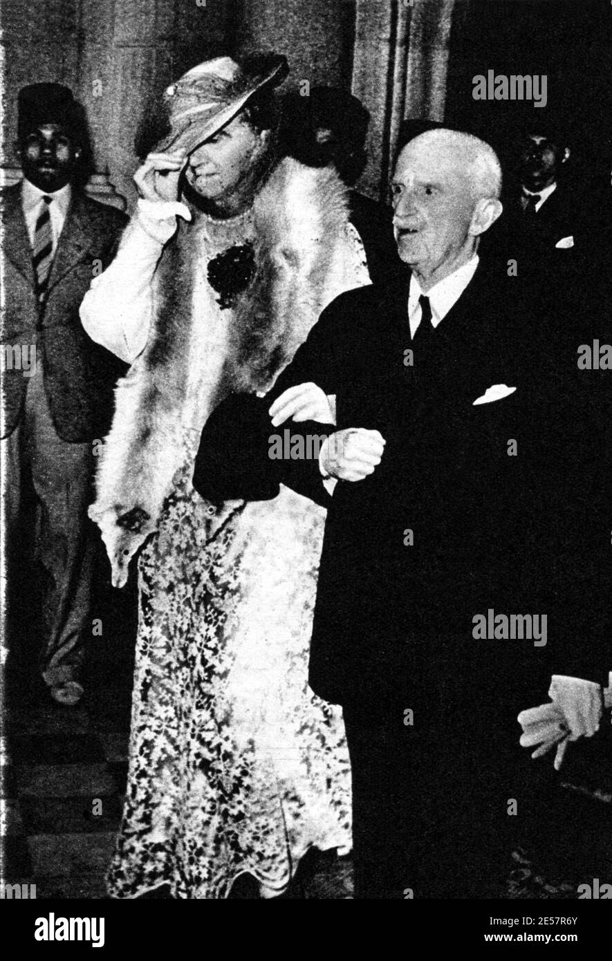 1948 , 2 december , EGYPT : The ex King of Italy VITTORIO EMANUELE III