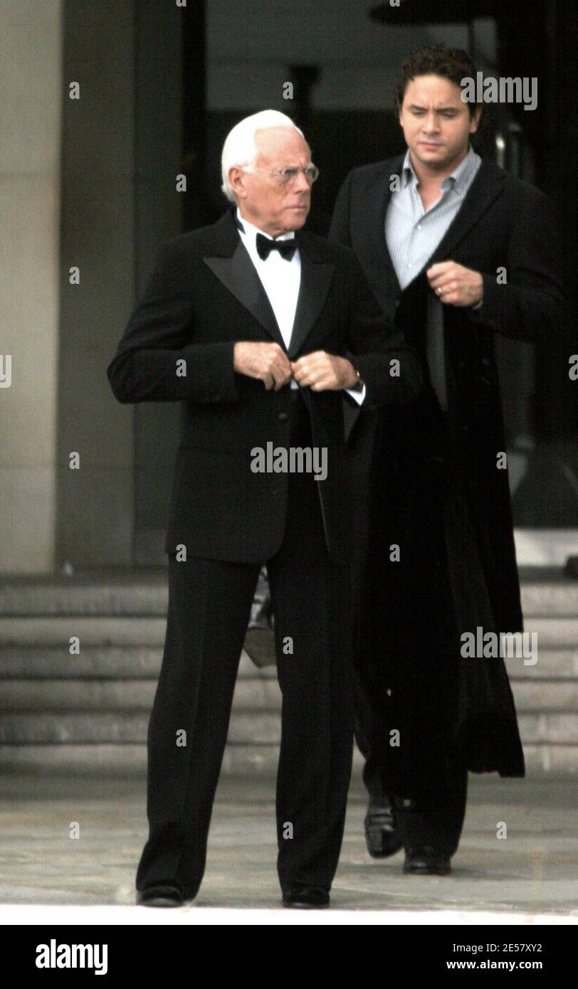 Giorgio armani tuxedo hi-res stock photography and images - Alamy