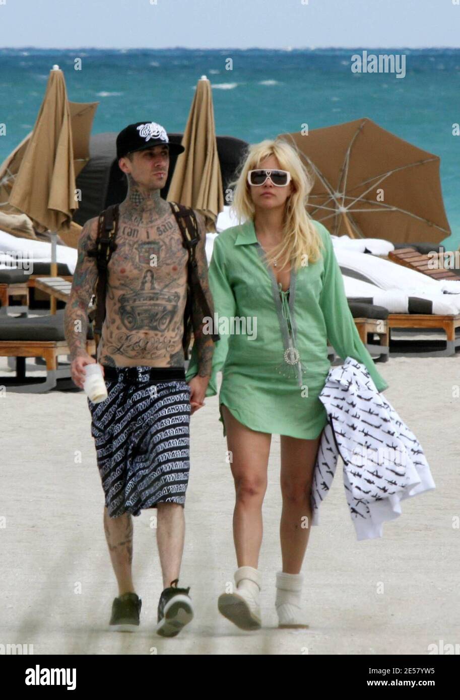 Exclusive!! Travis Barker and wife Shanna Moakler spend a second day on
