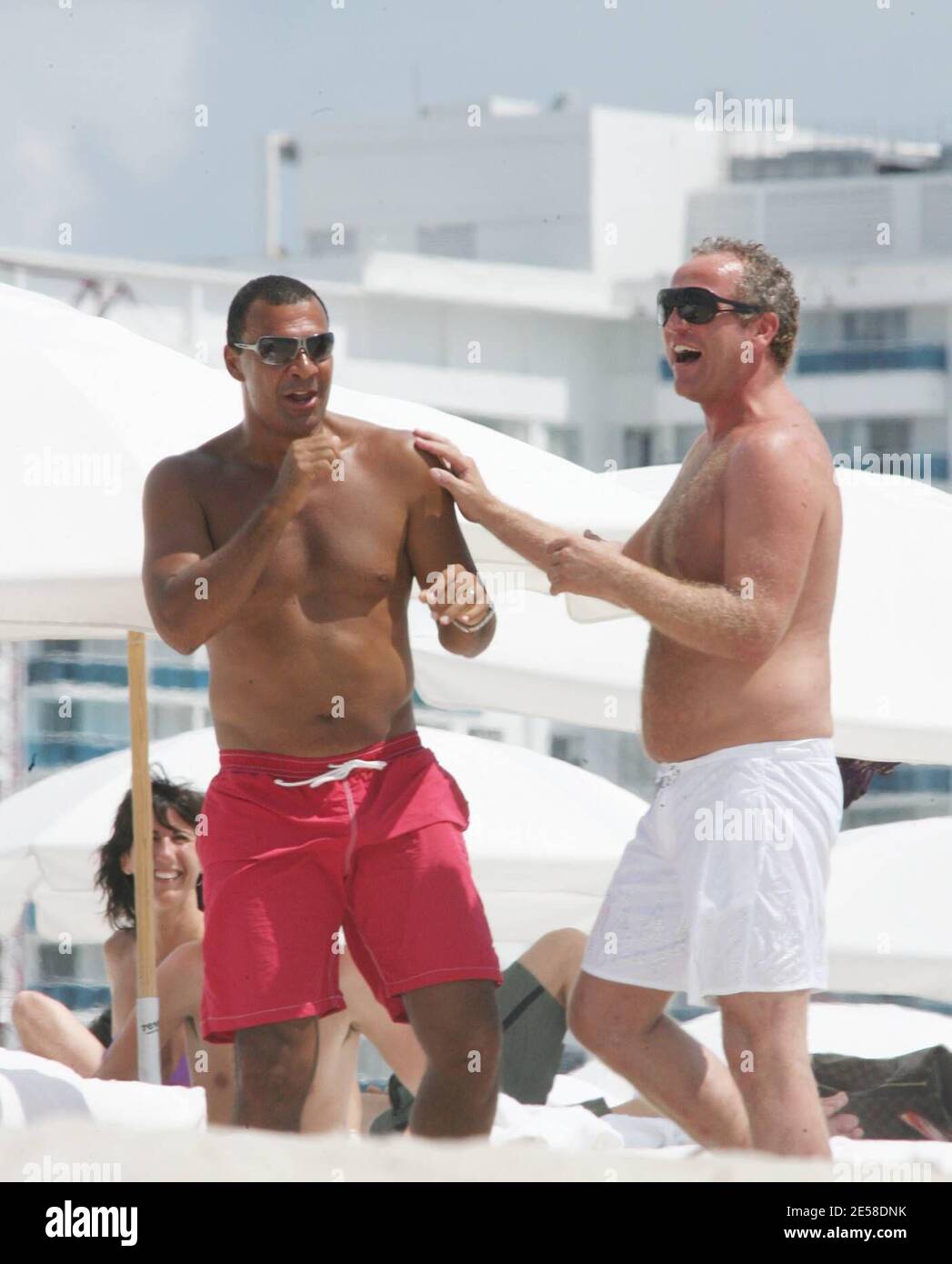 Exclusive!! Dutch soccer legend Ruud Gullit spends a day with family and  friends on Miami Beach, Fla. 7/21/07. [[mab]] Stock Photo - Alamy