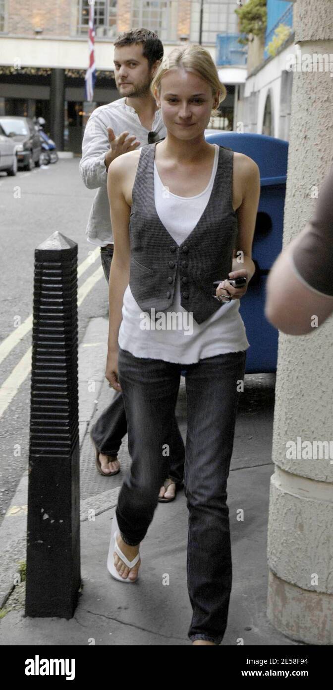 Diane Kruger and Joshua Jackson take a stroll through the streets of