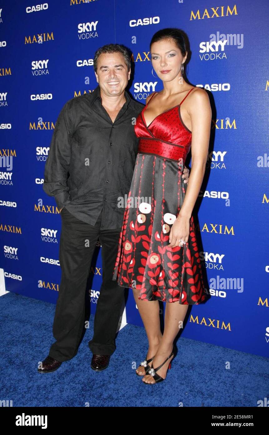 Adrianne Curry and Chris Knight at the Maxim Style Awards presented by Casio at the Avalon in Hollywood. Los Angeles, Caif. 9/18/07.   [[wam]] Stock Photo