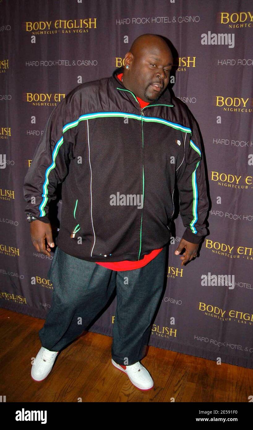 Big Black attends Ricky Hatton's post-fight party at Body English. The courageous Brit Hatton surrendered his unbeaten record to American Floyd Mayweather after a 10th-round stoppage in the eagerly awaited fight when Mayweather floored him with a punishing left-hook. Reports are that, even with the defeat, Hatton isn't ready to throw in the towel. He says 'Knock me down but I keep coming back. Ricky Hatton is not finished.' adding 'My pride is hurt more than the punches hurt.' Las Vegas, NV. 12/8/07.   [[cas]] Stock Photo
