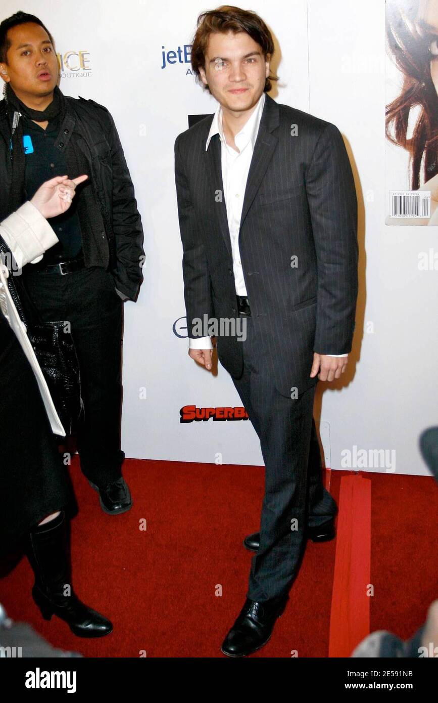 Emile Hirsch attends Hollywood Life Magazine's 7th Annual Breakthrough of the Year Awards which pays tribute to talented performers whose breakthrough work in film, television and music has catapulted them into Hollywood's elite. Los Angeles, CA. 12/9/07.  [[laj]] Stock Photo
