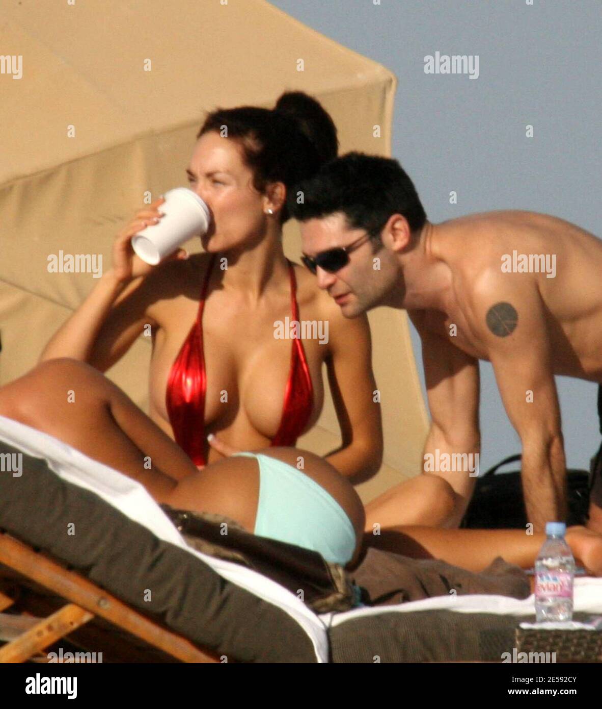 Exclusive!! Corey Feldman and wife Susie spend the day on Miami Beach, FL image