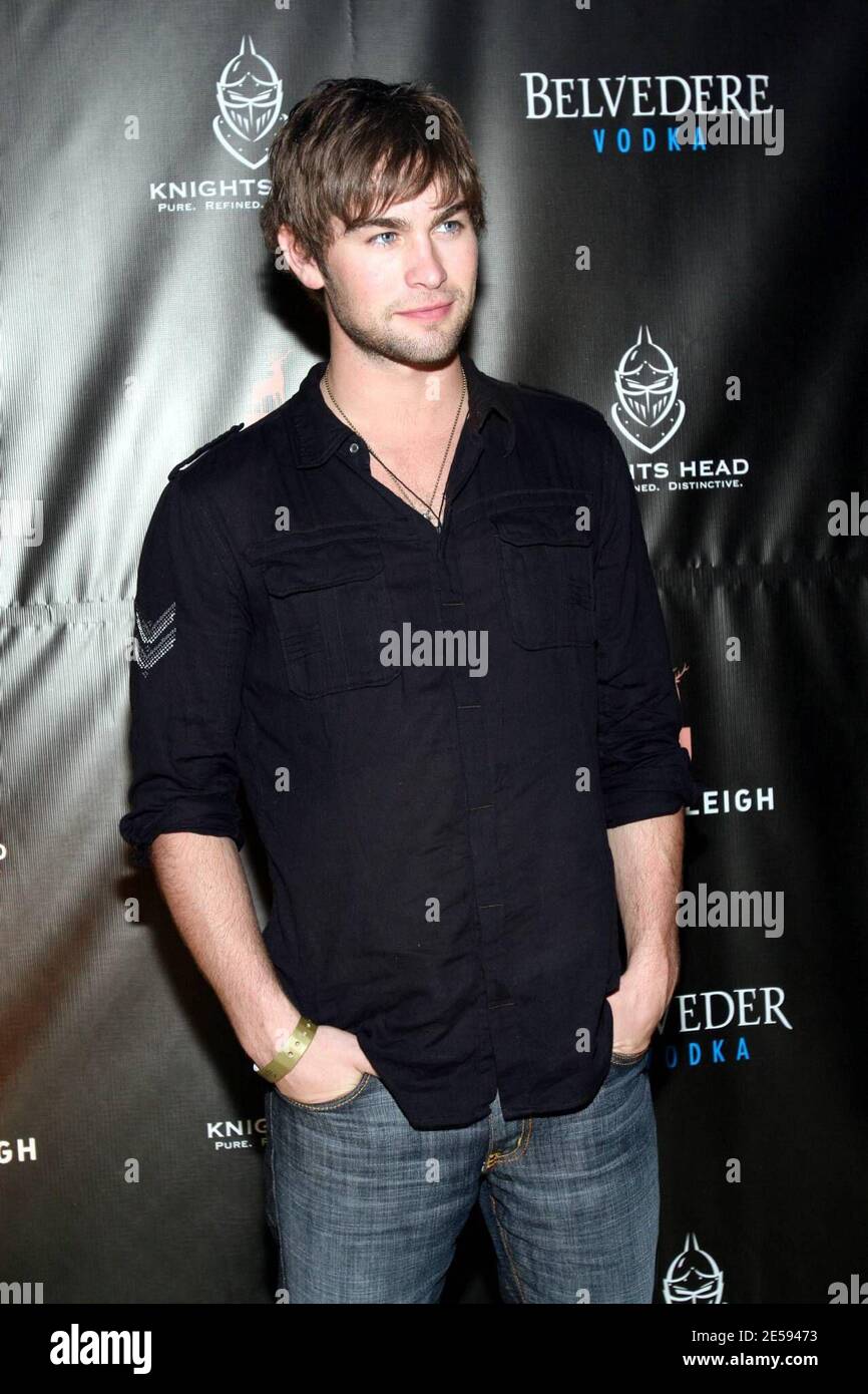 Chace Crawford attends Belvedere and Knights Head Microbrew presents New Year's Eve at the Raleigh Hotel in Miami Beach, FL. 12/31/07.   [[fal]] Stock Photo