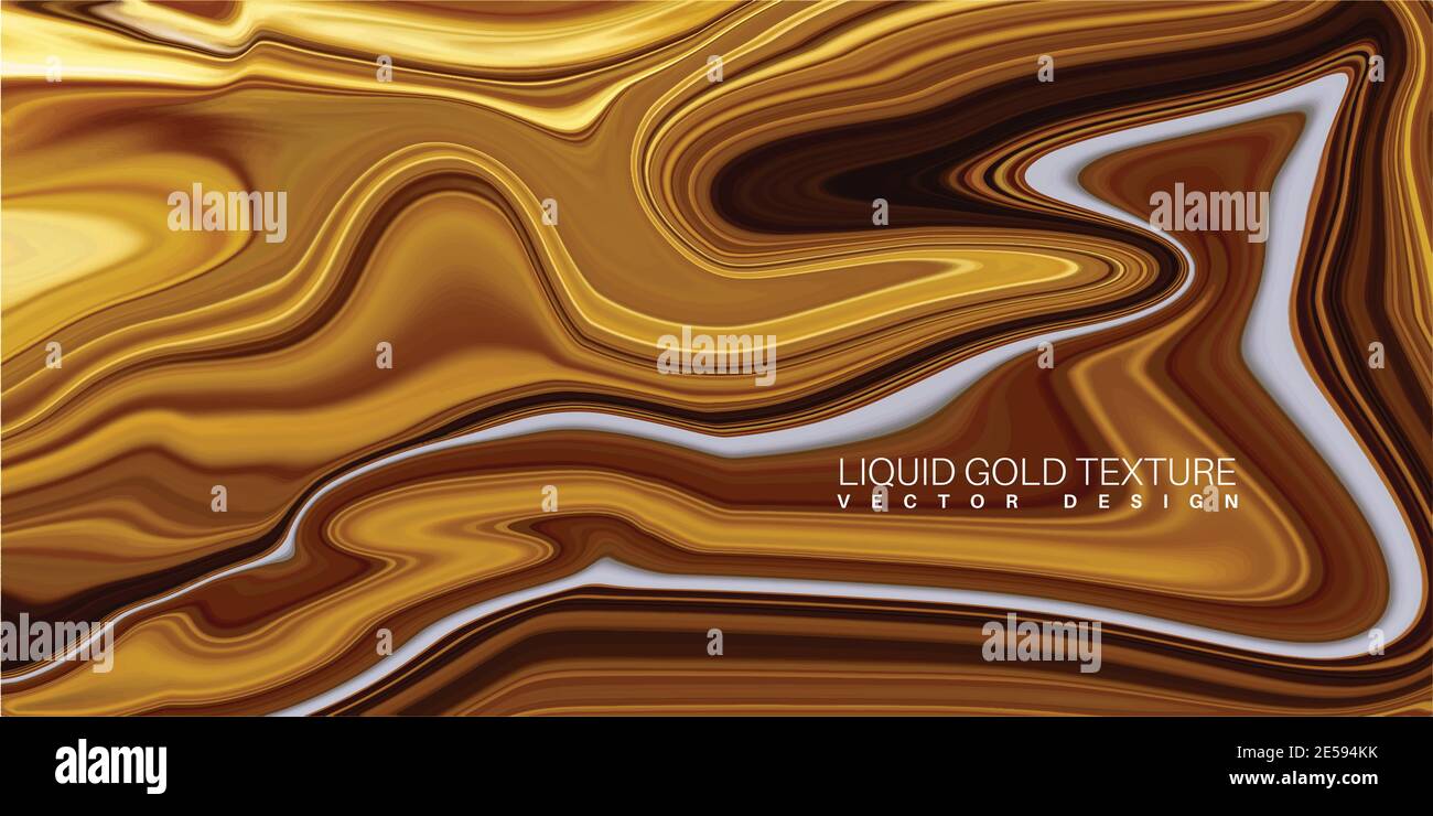 liquid gold abstract texture. vector illustration background design ...