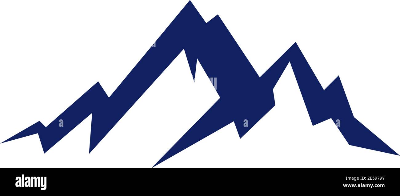 Mountain icon logo design vector illustration template Stock Vector ...