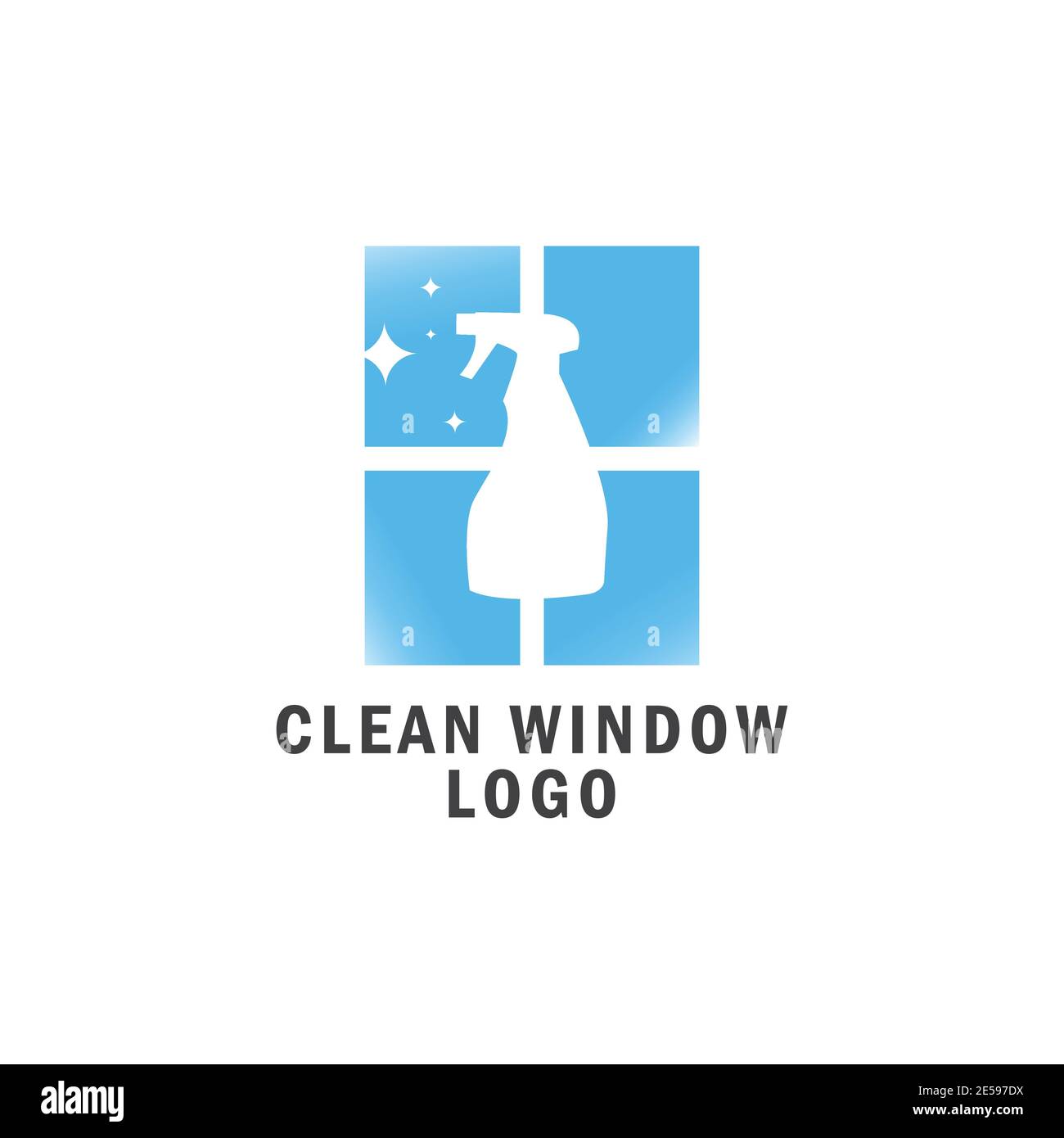 clean window logo design vector Stock Vector
