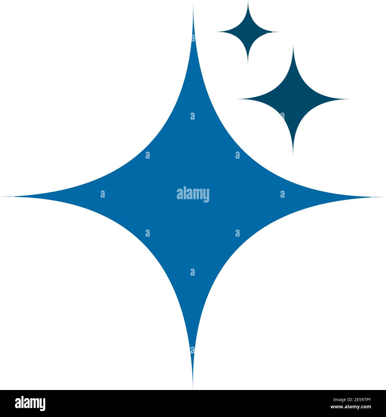 Star icon logo design vector illustration template Stock Vector