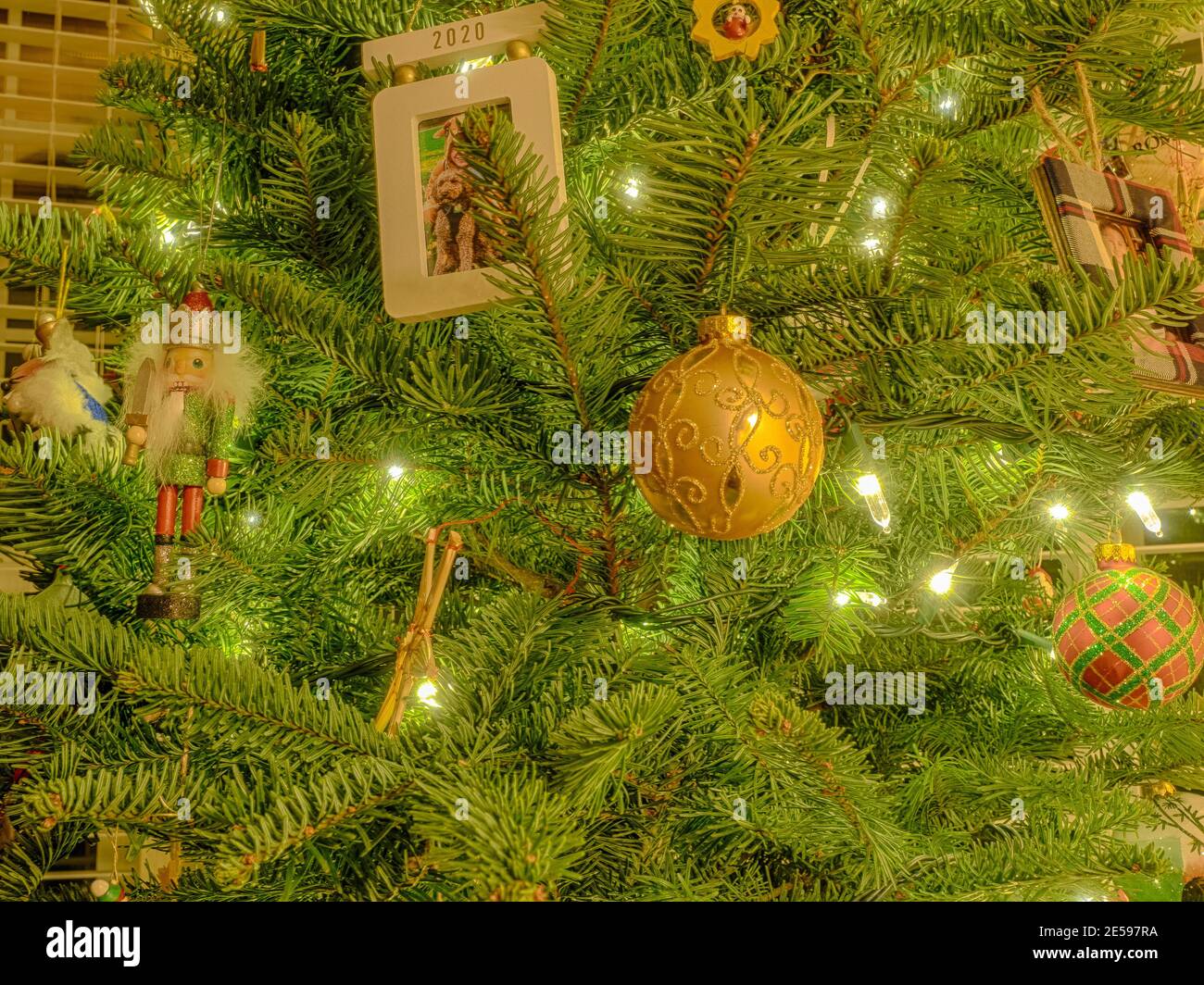 Christmas ornaments are decorations (usually made of glass, metal, wood