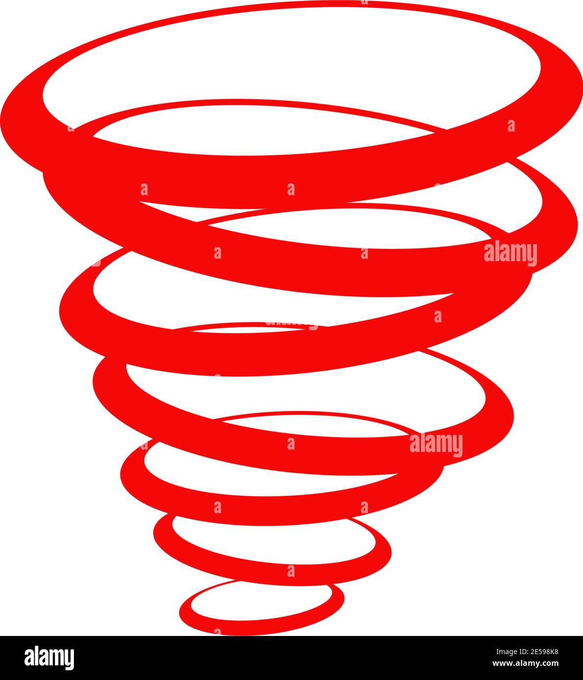 Tornado twist icon logo design vector illustration template Stock ...