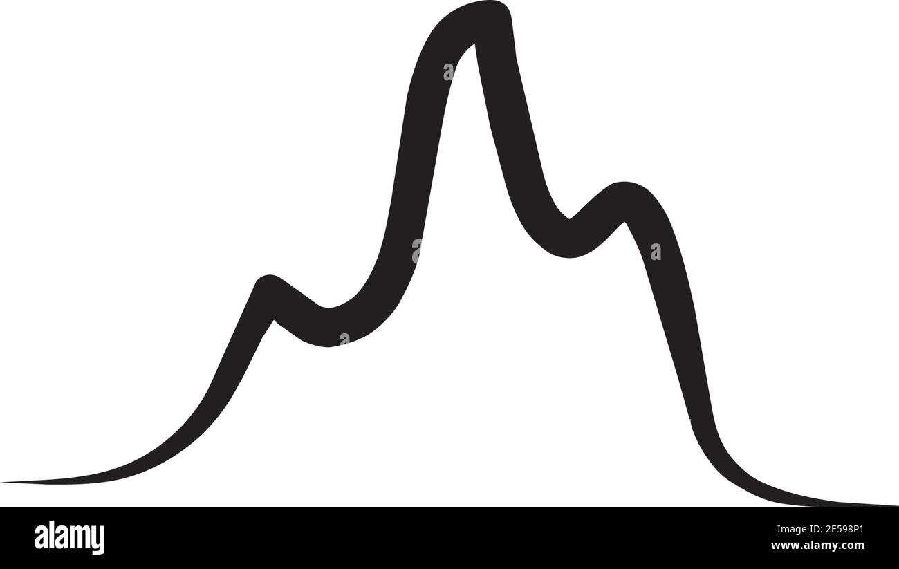 Mountain icon logo design vector illustration template Stock Vector ...