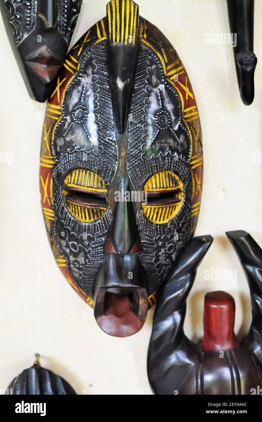 Traditional masks from Burkina Faso Stock Photo - Alamy